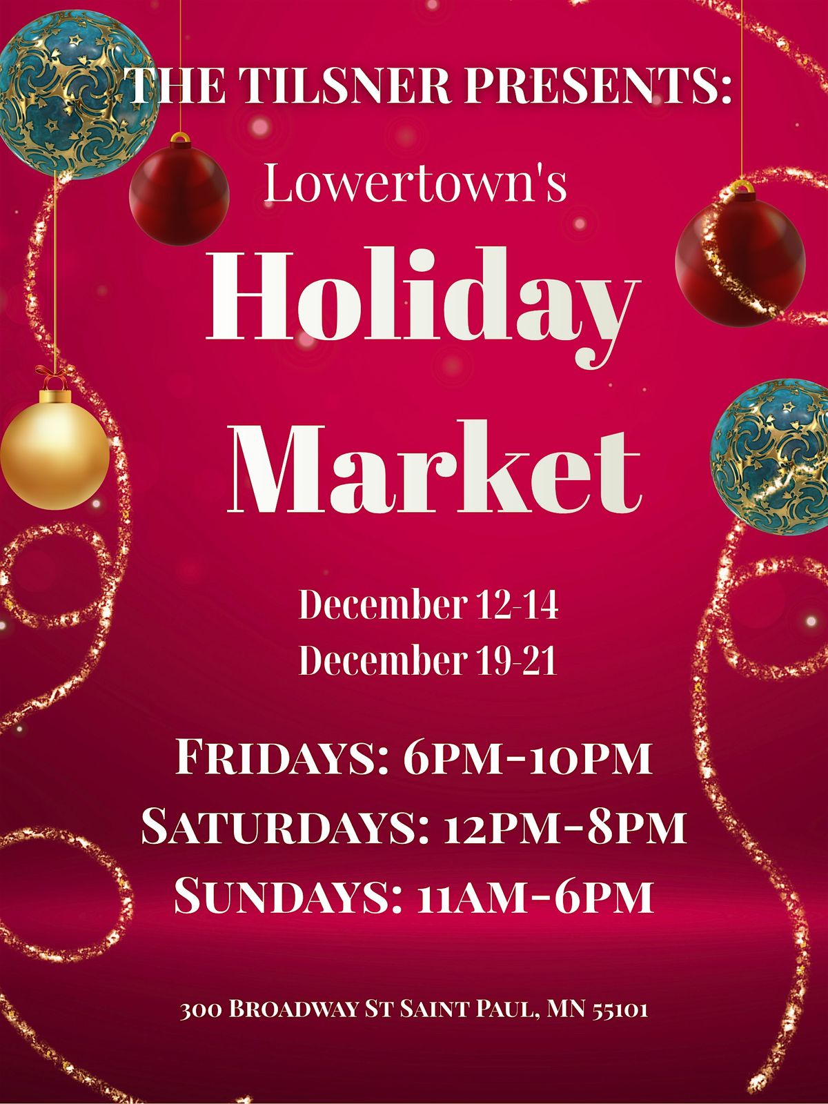 Tilsner Holiday Market