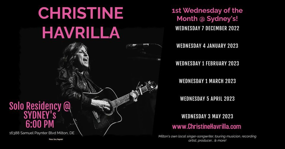 Christine Havrilla Residency at Sydney's Milton, DE!