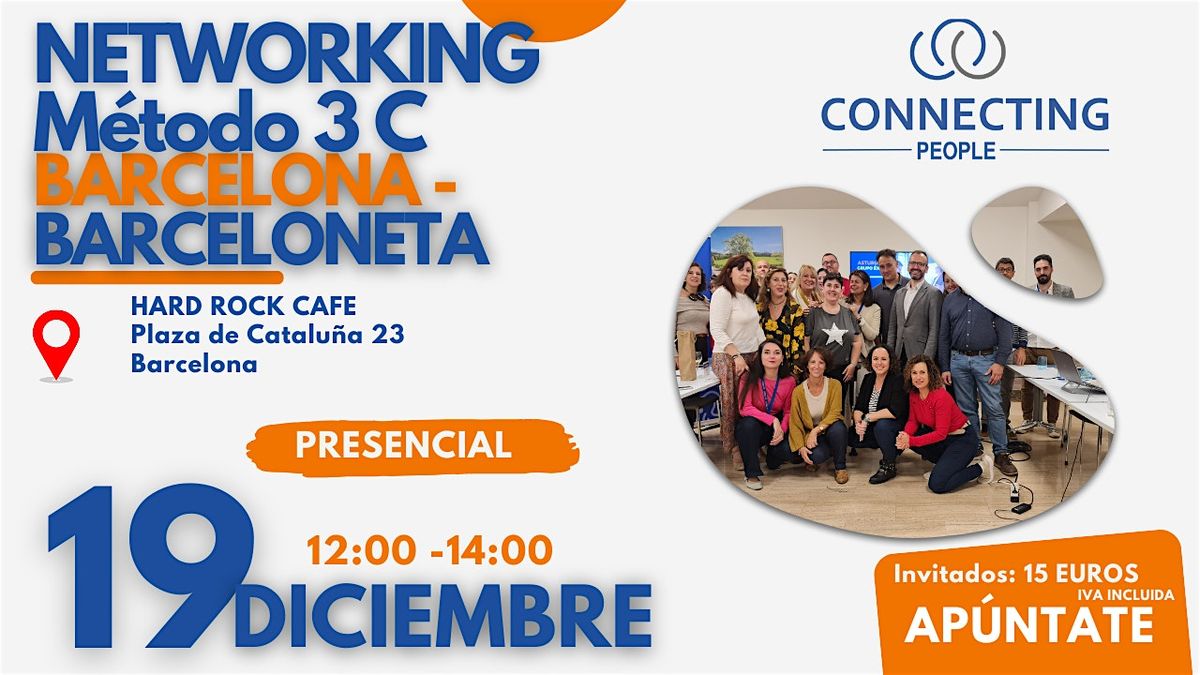 NETWORKING BARCELONA PRESENCIAL - Connecting People Diciembre