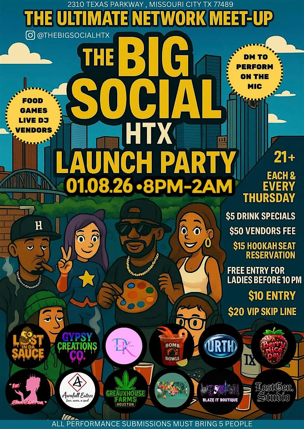 The Big Social HTX - Launch Party