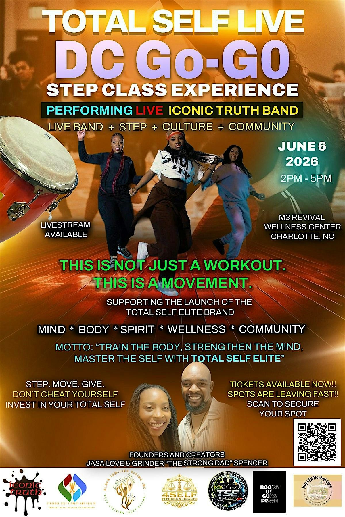 TOTAL SELF LIVE: DC GO-GO STEP CLASS EXPERIENCE