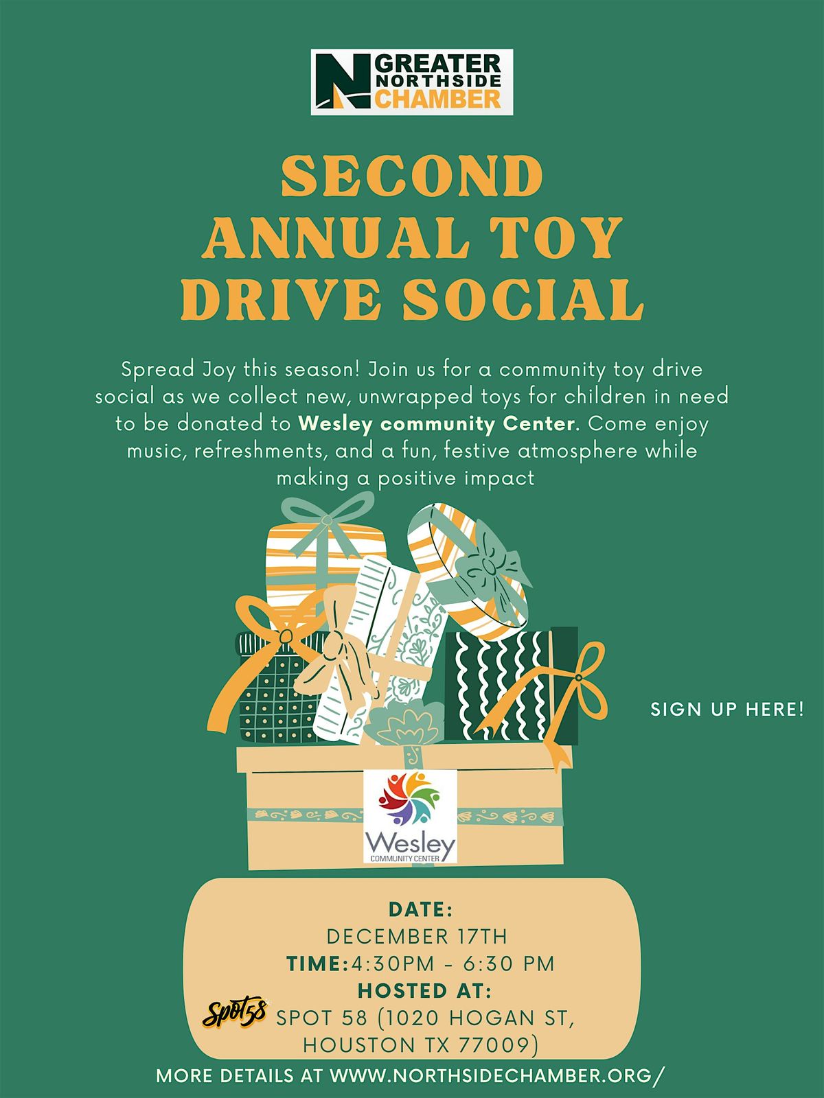 Second Annual Toy Drive Social