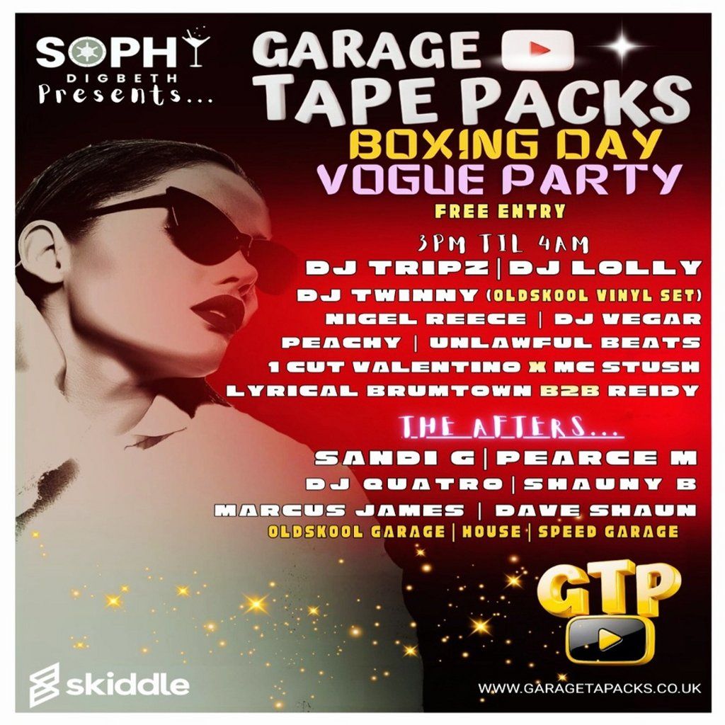 Garage Tapepacks: Presents - Boxing day free party
