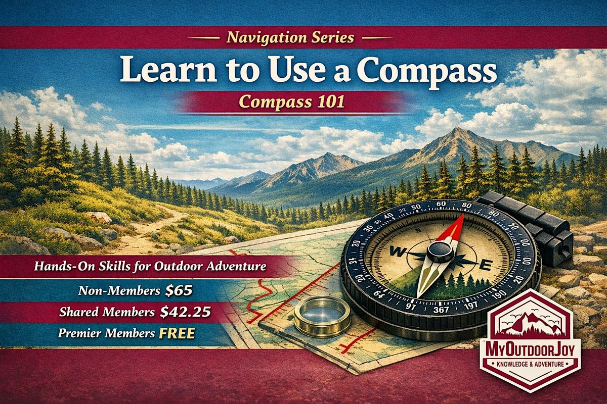 Learn to Use a Compass: Compass 101 (Navigation Series)