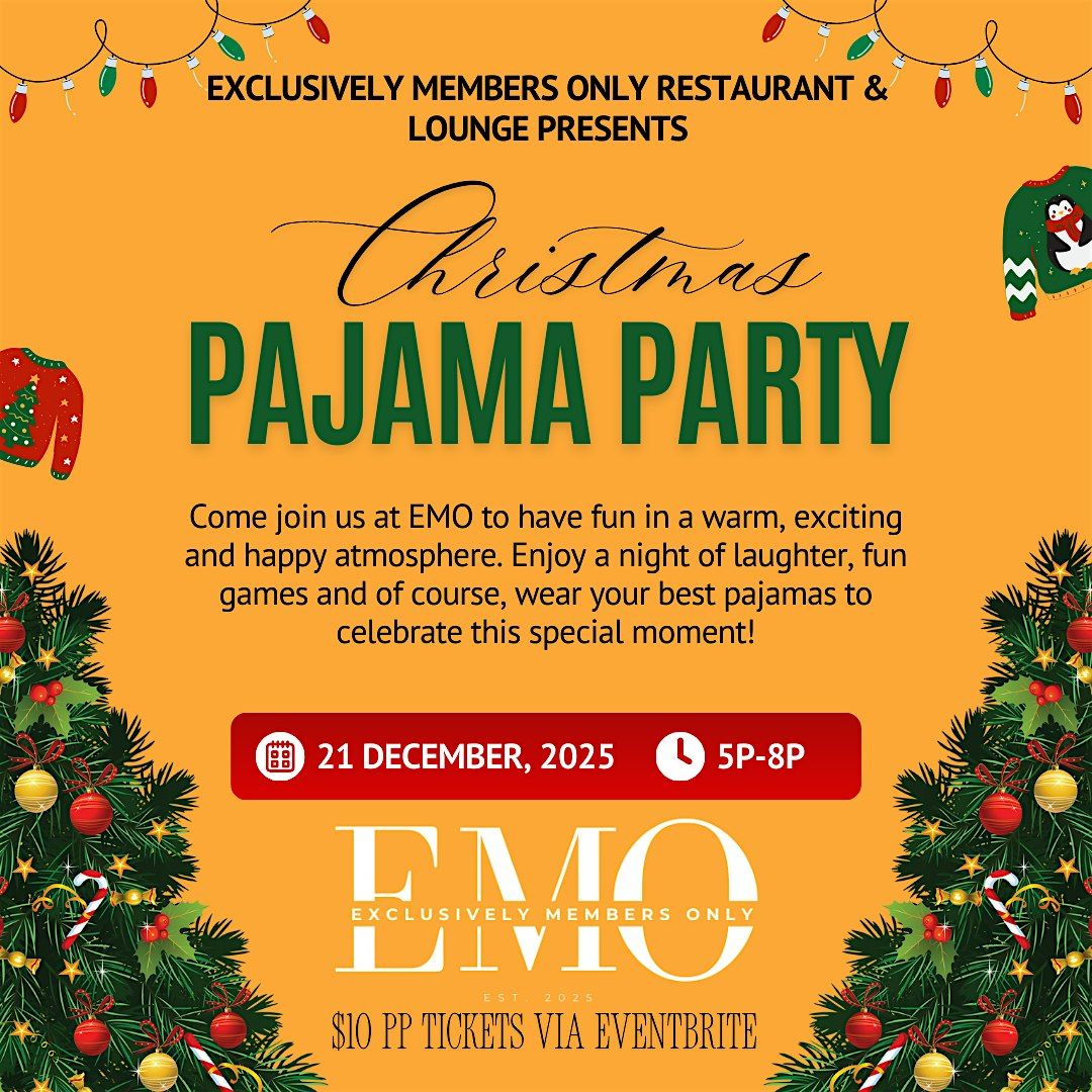EMO Christmas Pajama Party