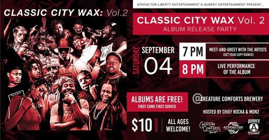 Classic City Wax Vol 2 Album Release At Creature Comforts Creature Comforts Brewing Co Athens Ga September 4 21