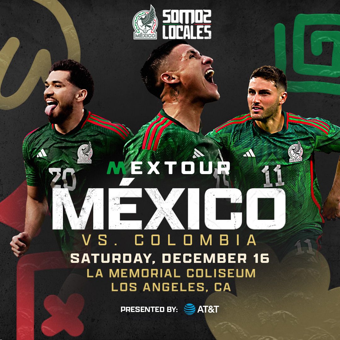 Colombia vs Mexico Mens National Soccer at AT&T Stadium