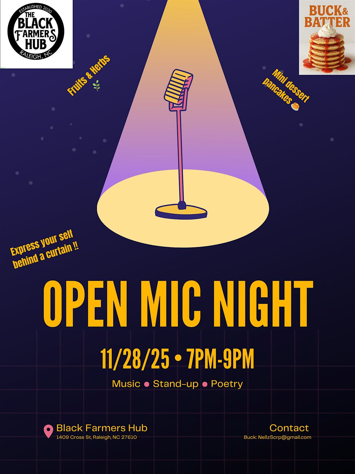 Open mic night !