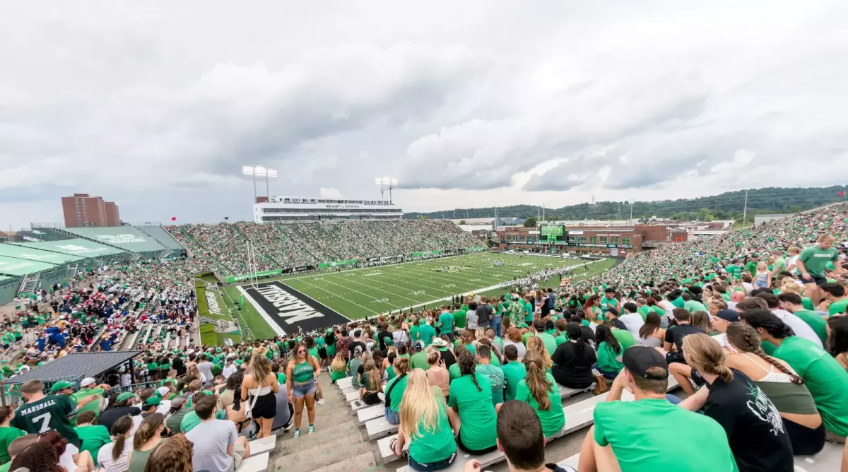 Parking Old Dominion Monarchs at Marshall Thundering Herd Football