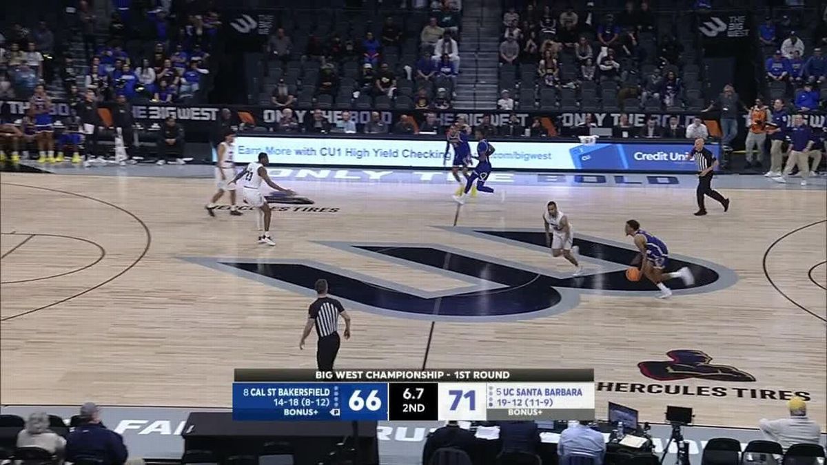 Cal State Bakersfield Roadrunners at UC Santa Barbara Gauchos Mens Basketball