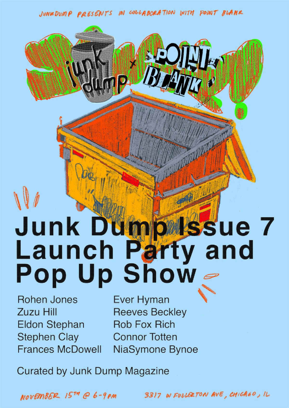 Junk Dump Magazine Release Party