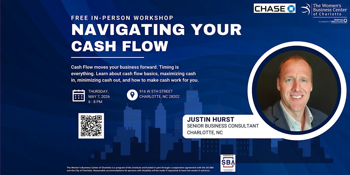 Navigating Your Cash Flow - In-person Workshop