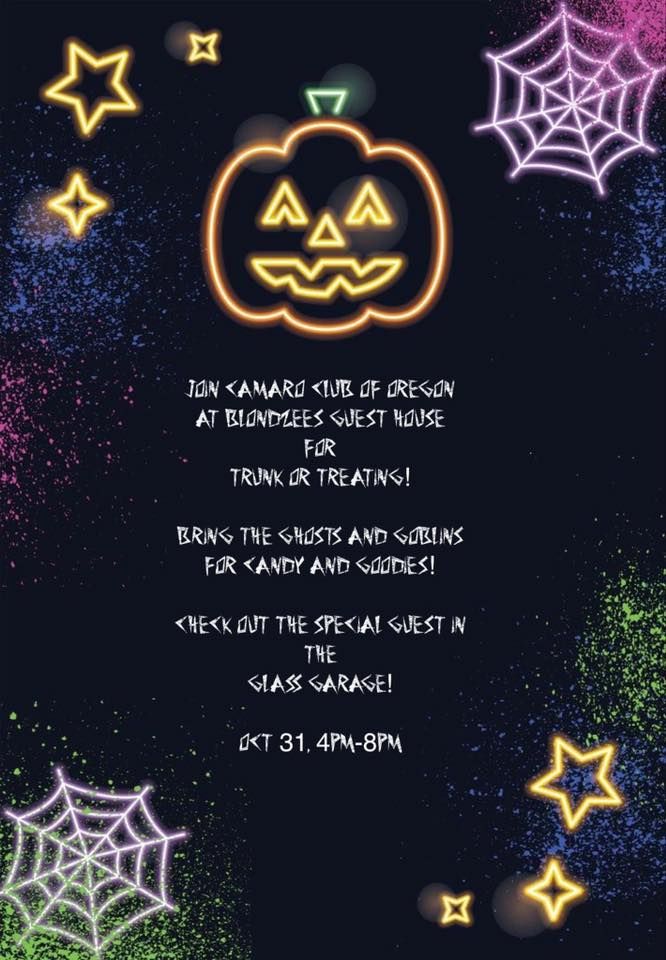 Trunk or Treat BlondZee's Guest House, Salem, OR October 31, 2022