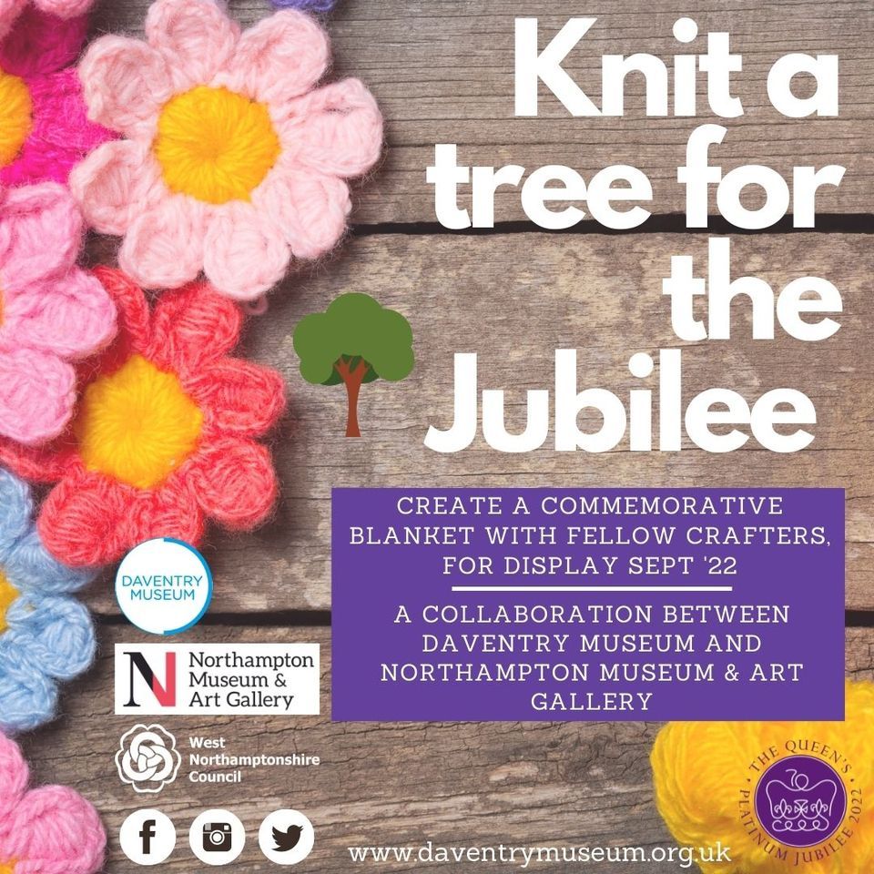 Knit a tree for the Queen’s Jubilee Northampton Museum and Art