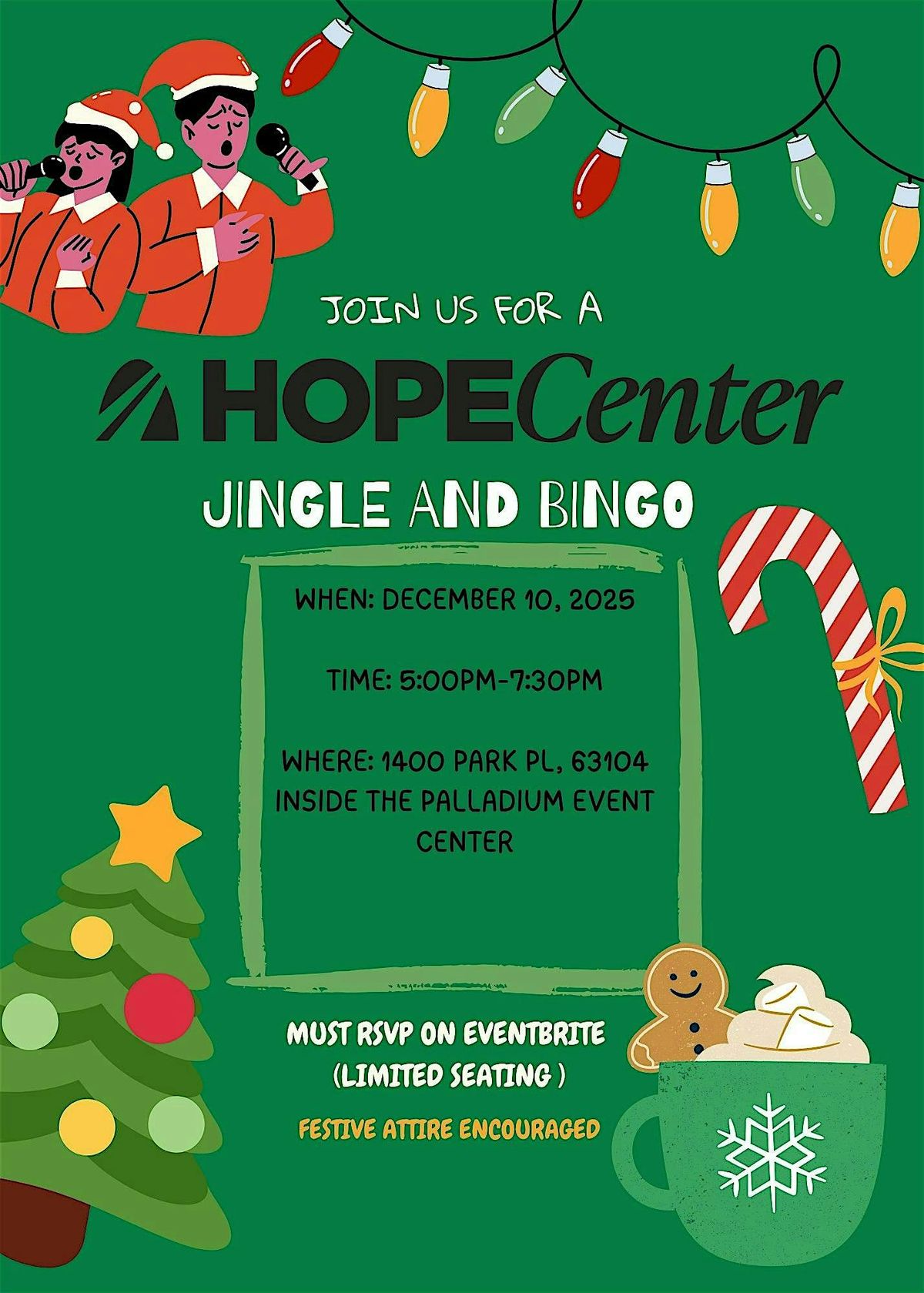 Hope Center STL's Holiday Jingle & Bingo Bash