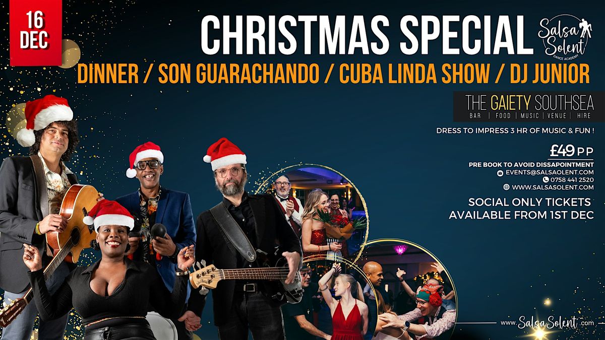 LATIN NIGHT - Christmas Dinner with Live Band, Cuban Show & DJ