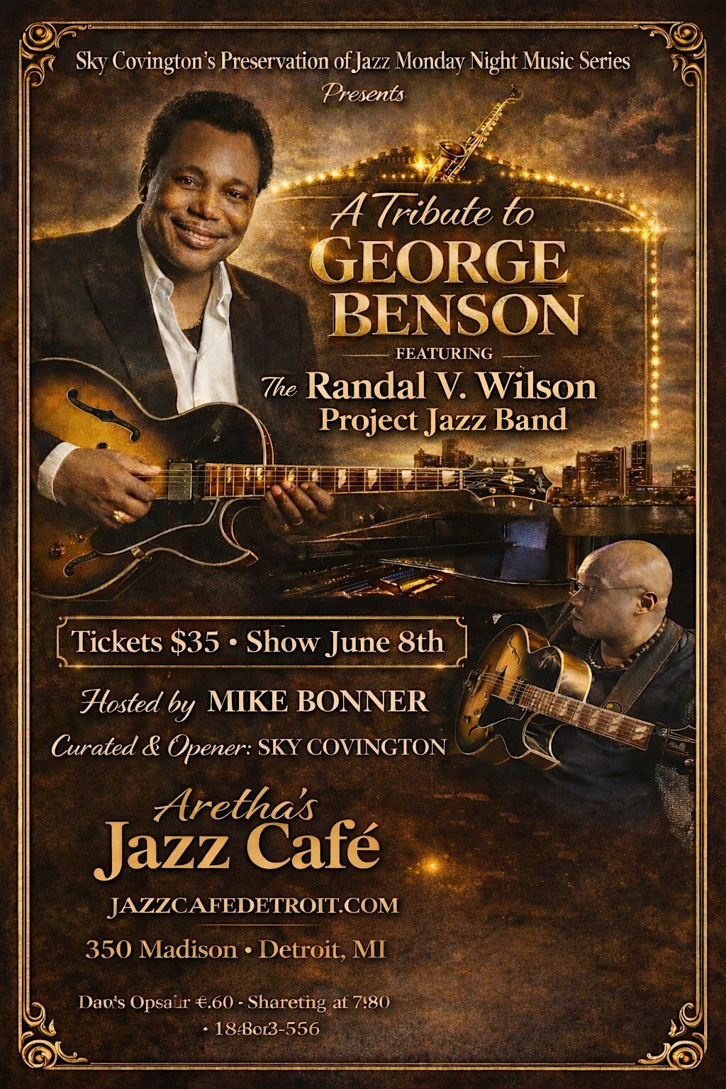 A Tribute to George Benson Featuring \u201cRandal V. Wilson Project Jazz Band