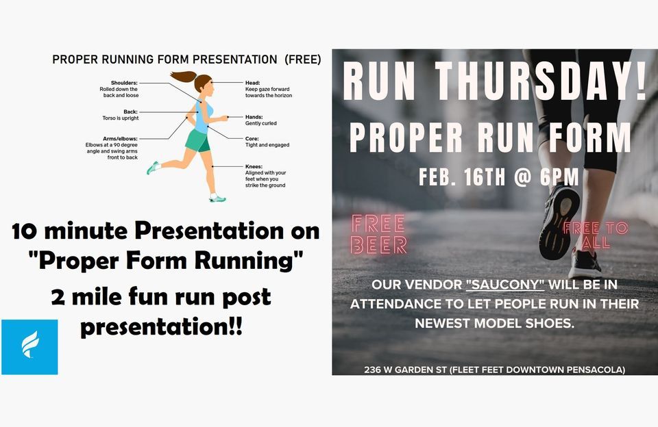 RUNNING / WALKING PROPER FROM INTERACTIVE PRESENTATION. Fleet Feet