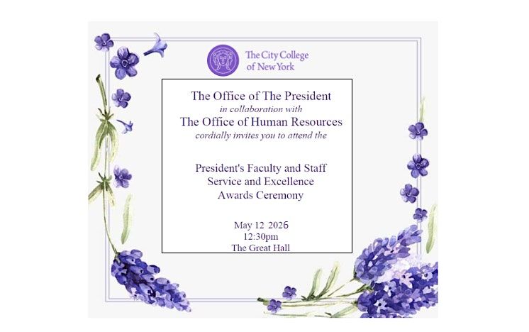 The 2026 President's Faculty and Staff Service and Excellence Awards