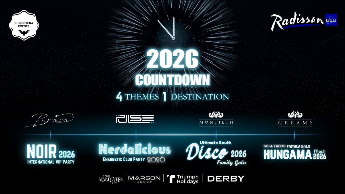India's Largest 2026 Countdown - Radissons,\u00a0Egmore.