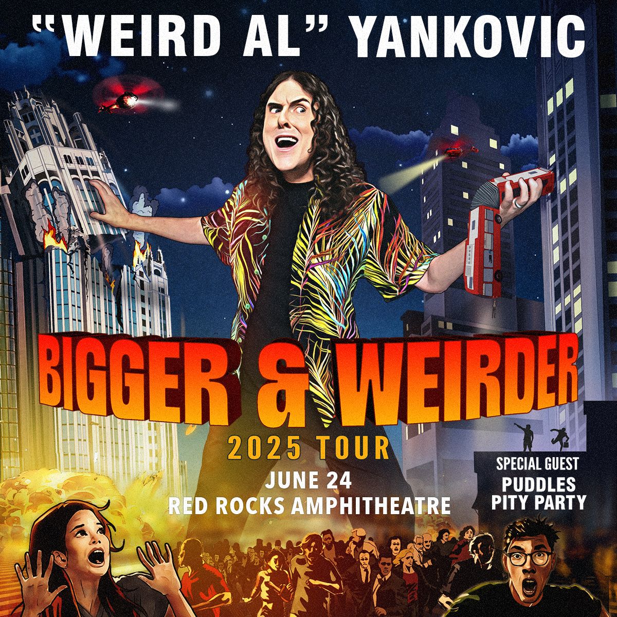 Weird Al Yankovic at Allianz Amphitheater at Riverfront