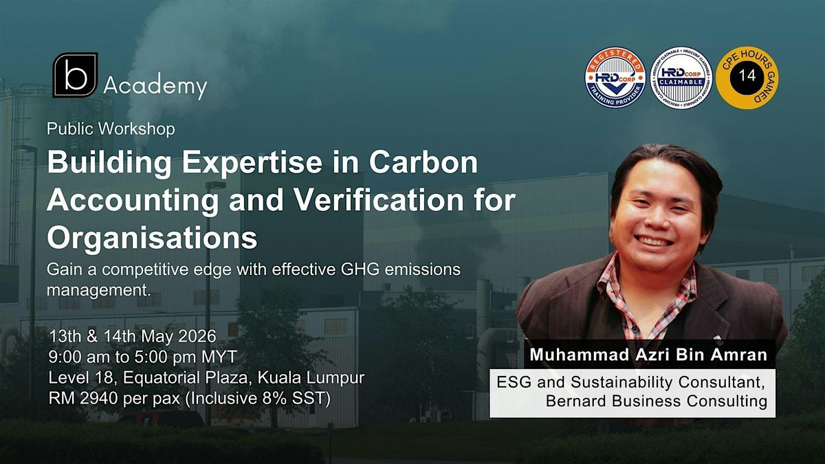 Building Expertise in Carbon Accounting and Verification for Organisations