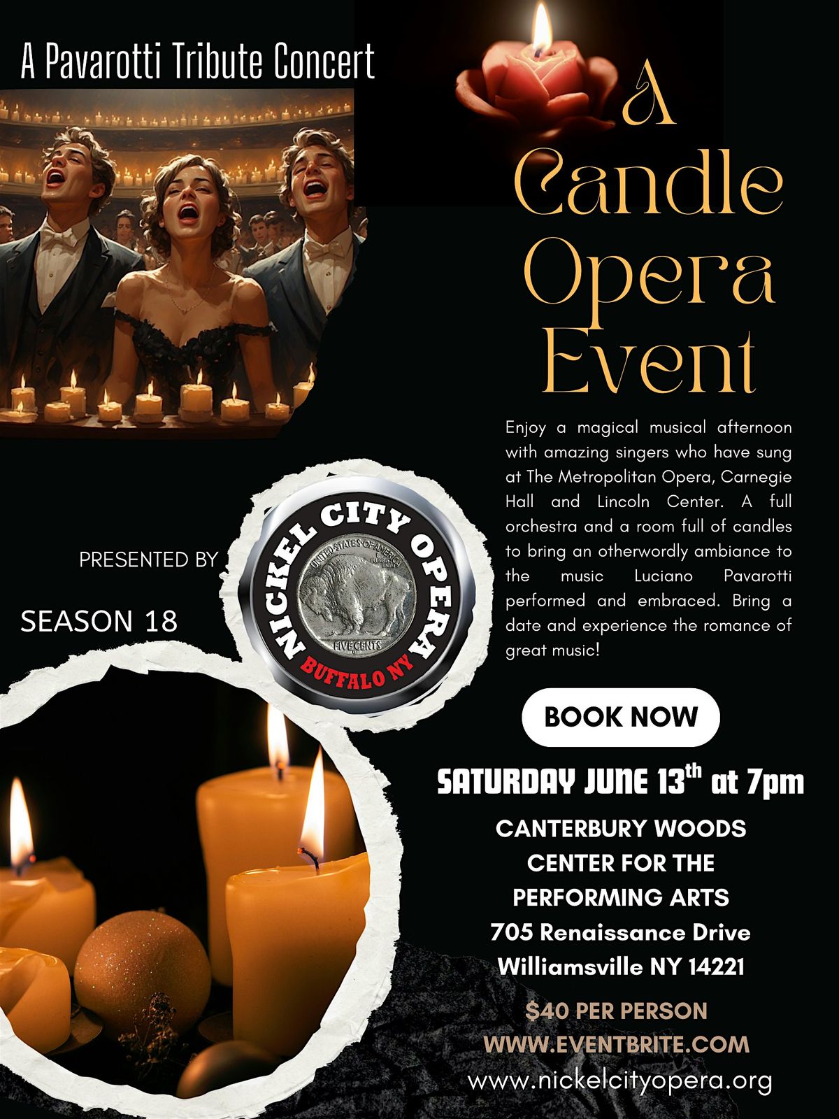 Candle Opera Concert- Nickel City Opera