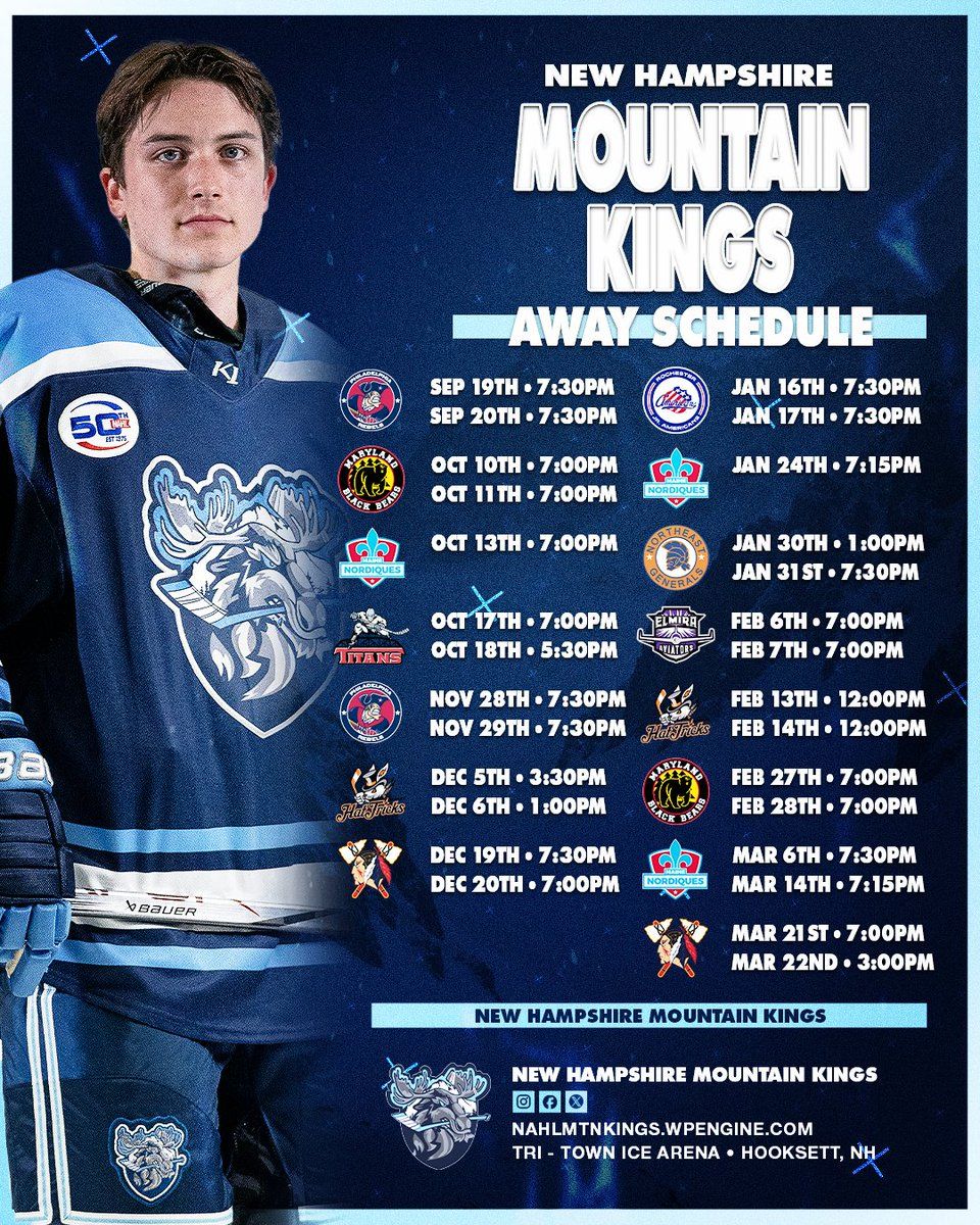 Elmira Aviators vs. New Hampshire Mountain Kings