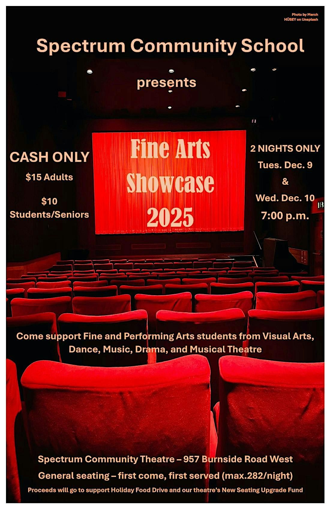 Spectrum Community School's 2025 Fine Arts Showcase