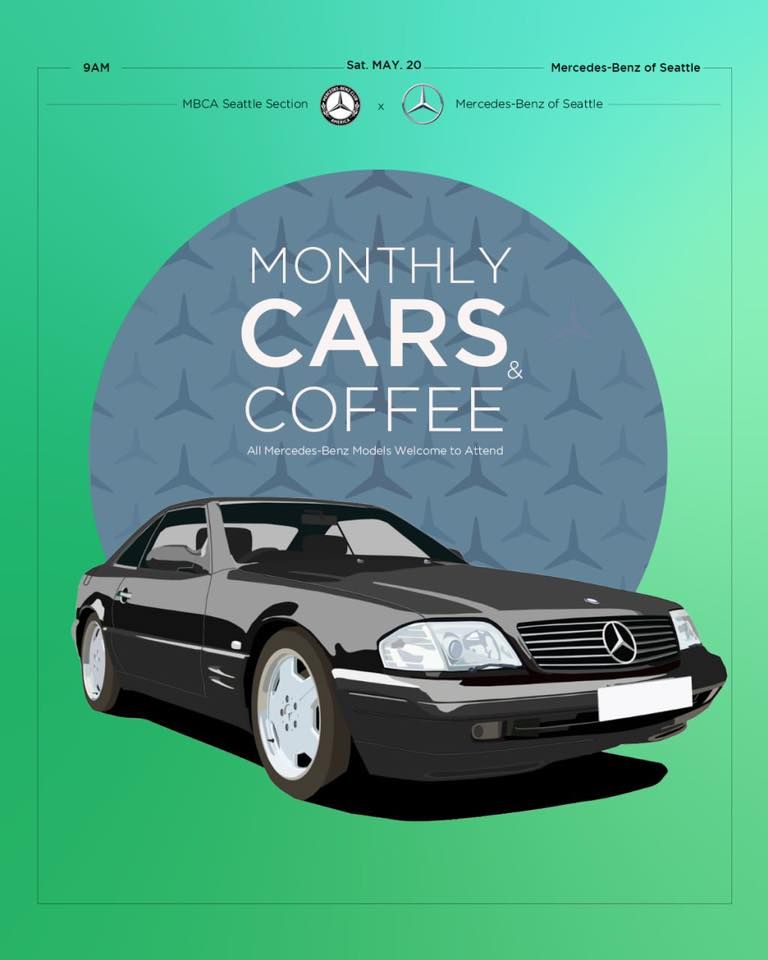 Mercedes-Benz Club Cars & Coffee at Mercedes-Benz of Seattle