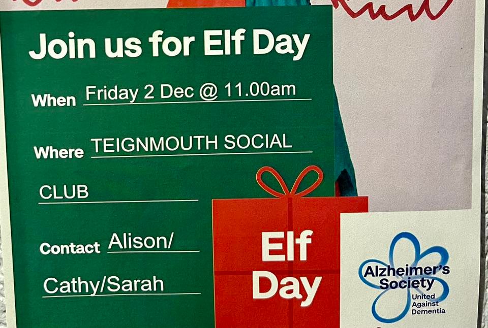 Elf Day Coffee Morning TSC Teignmouth Social Club, Totnes, EN