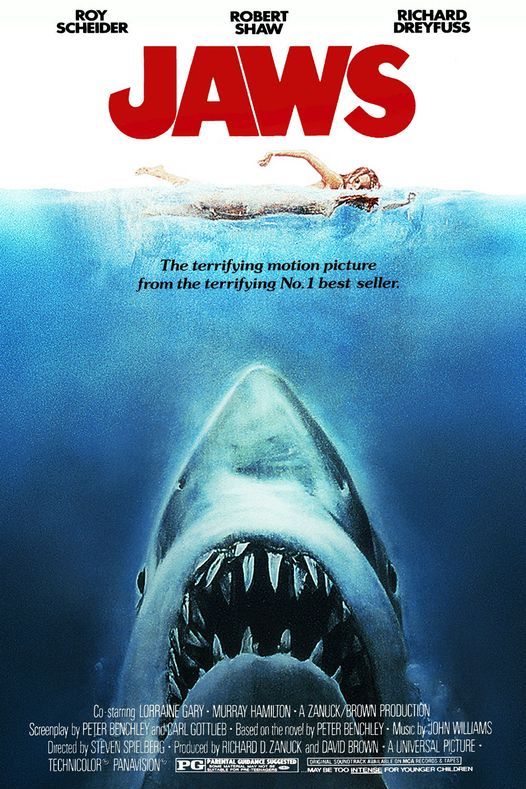 Movie Jaws 1975 Palace Theater Grapevine Tx July 9 21