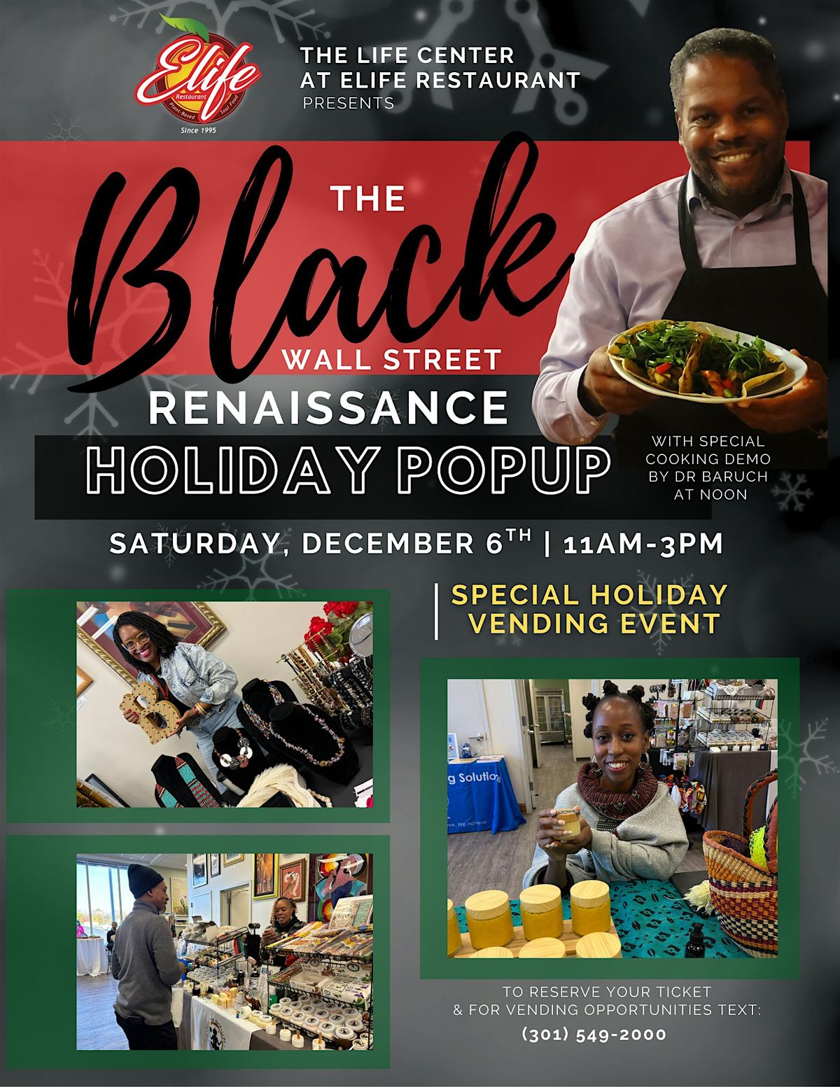 VENDORS of ELife BWSR Holiday Market