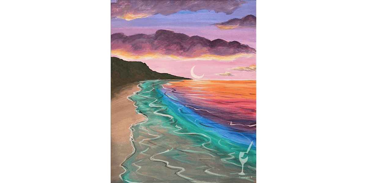 Bright and Breezy Beach - Paint and Sip in New Braunfels | Classpop!\u2122