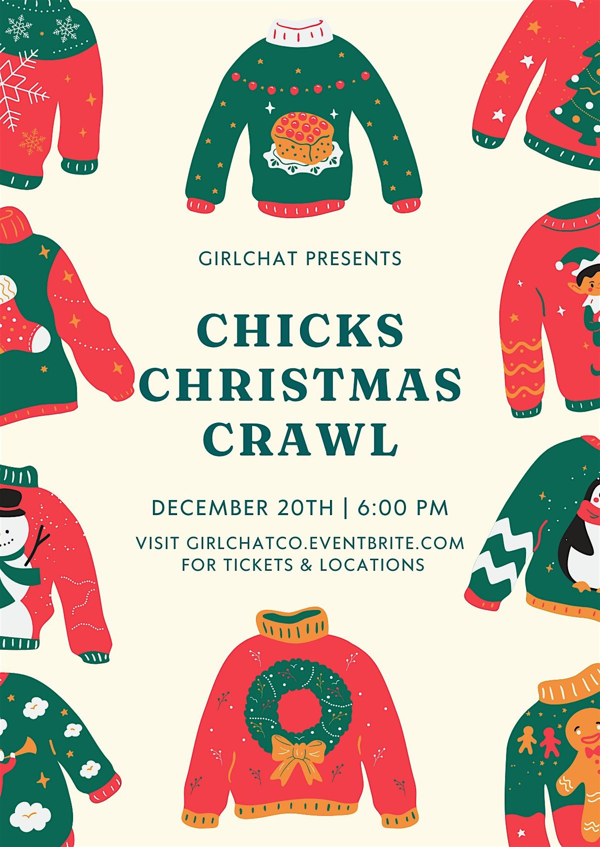 Chicks Christmas Crawl