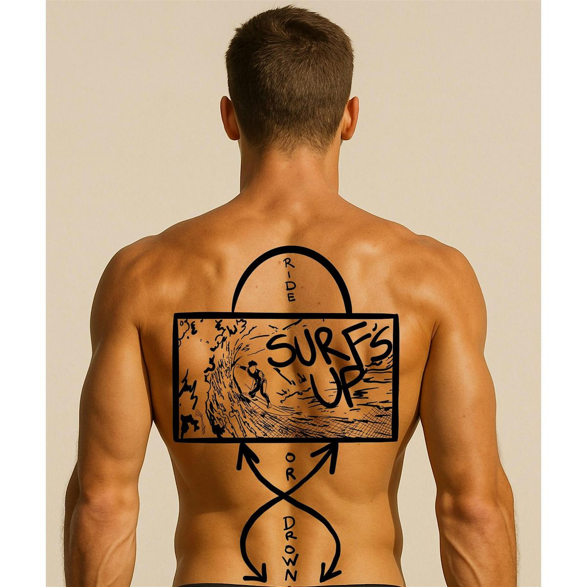 Casting Call: Surf Noir Back Tattoo \u2013 Seeking Male Model