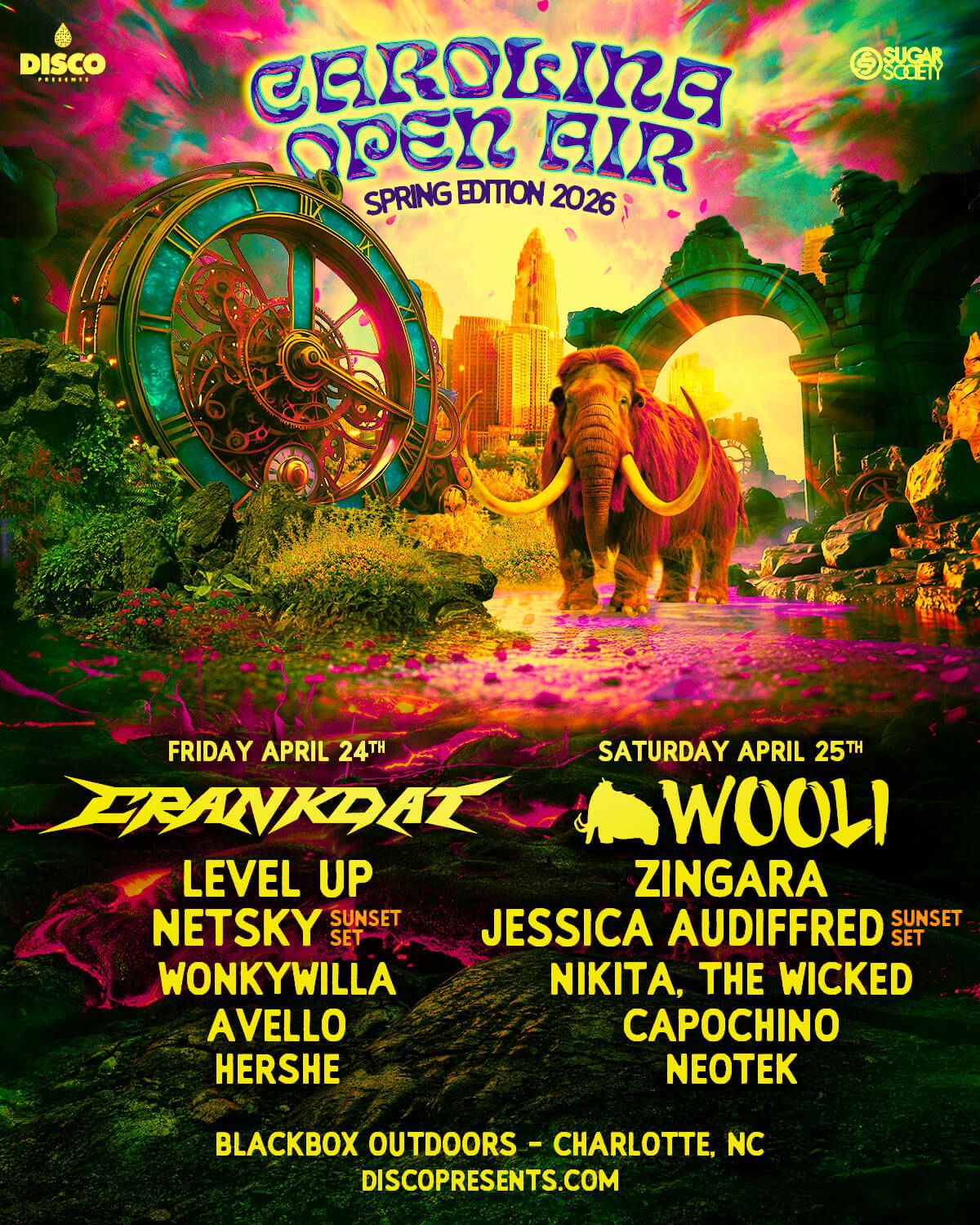Carolina Open Air: Wooli  Zingara & Jessica Audiffred - Saturday