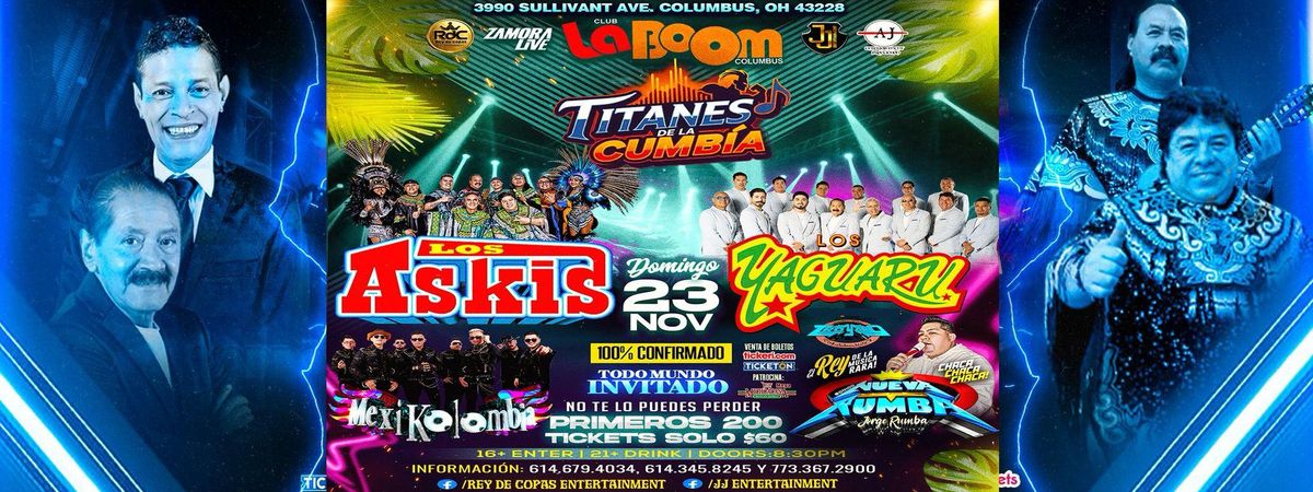 Askis, Yaguaru,  Mexikolombia y Nueva Rumba\u00a0en\u00a0COLUMBUS\u00a0OH