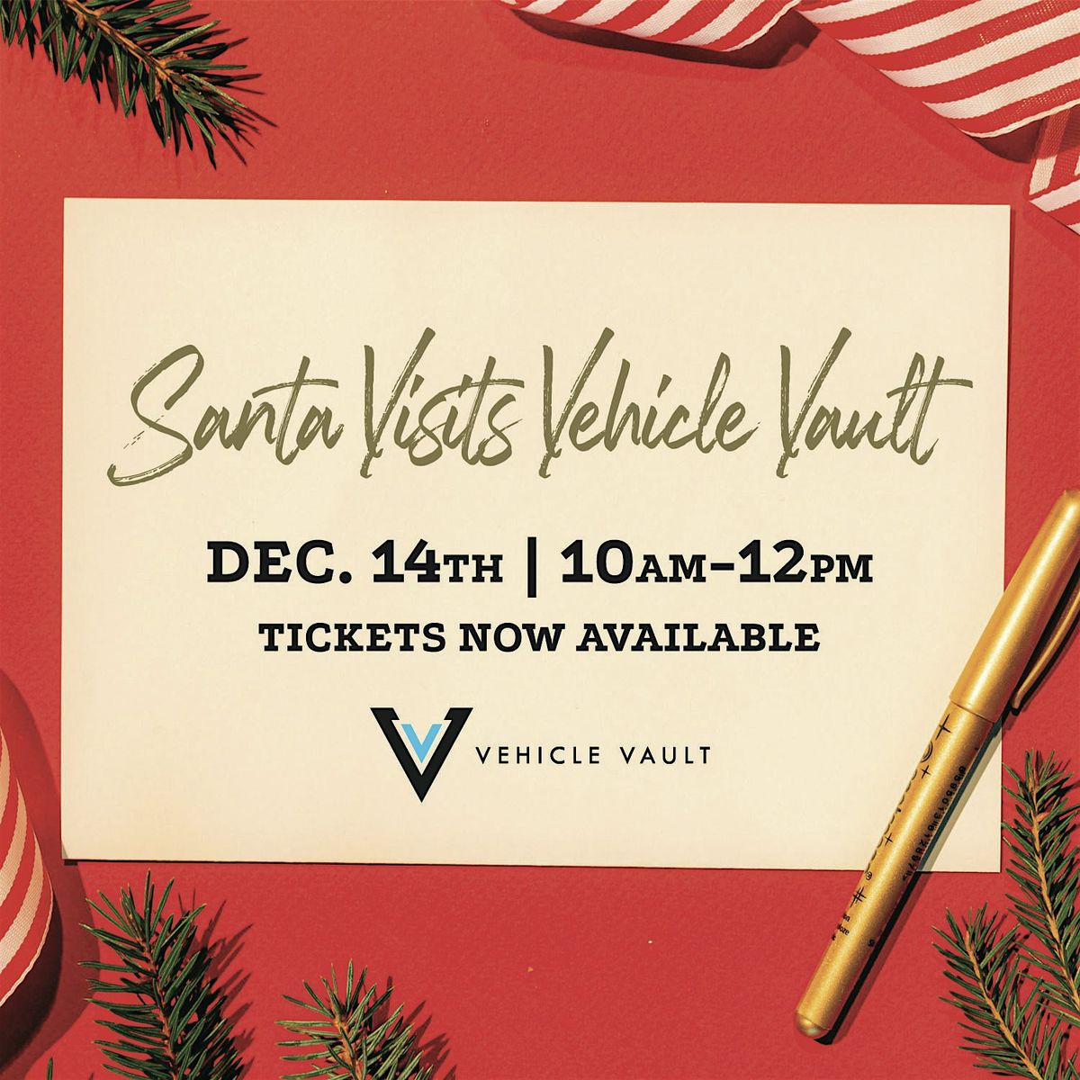 Santa Visits Vehicle Vault