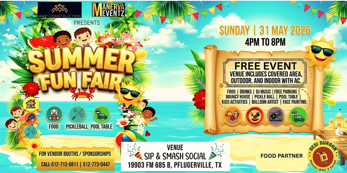 AUSTIN'S SUMMER FUN FAIR - FREE EVENT - RSVP