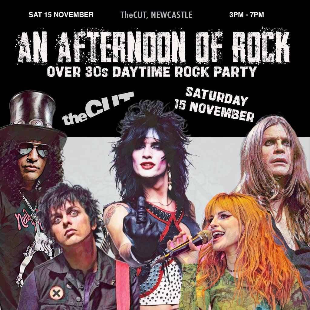 An Afternoon of Rock: NEWCASTLE (Over 30s Rock\/Metal) 3pm-7pm