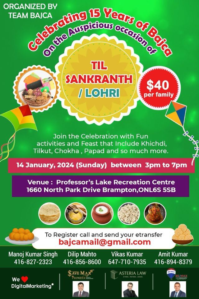 BAJCA Till Sankranth & Lohri Celebration