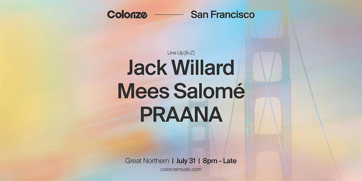 Colorize: San Francisco - PRAANA | Mees Salom\u00e9 | Jack Willard