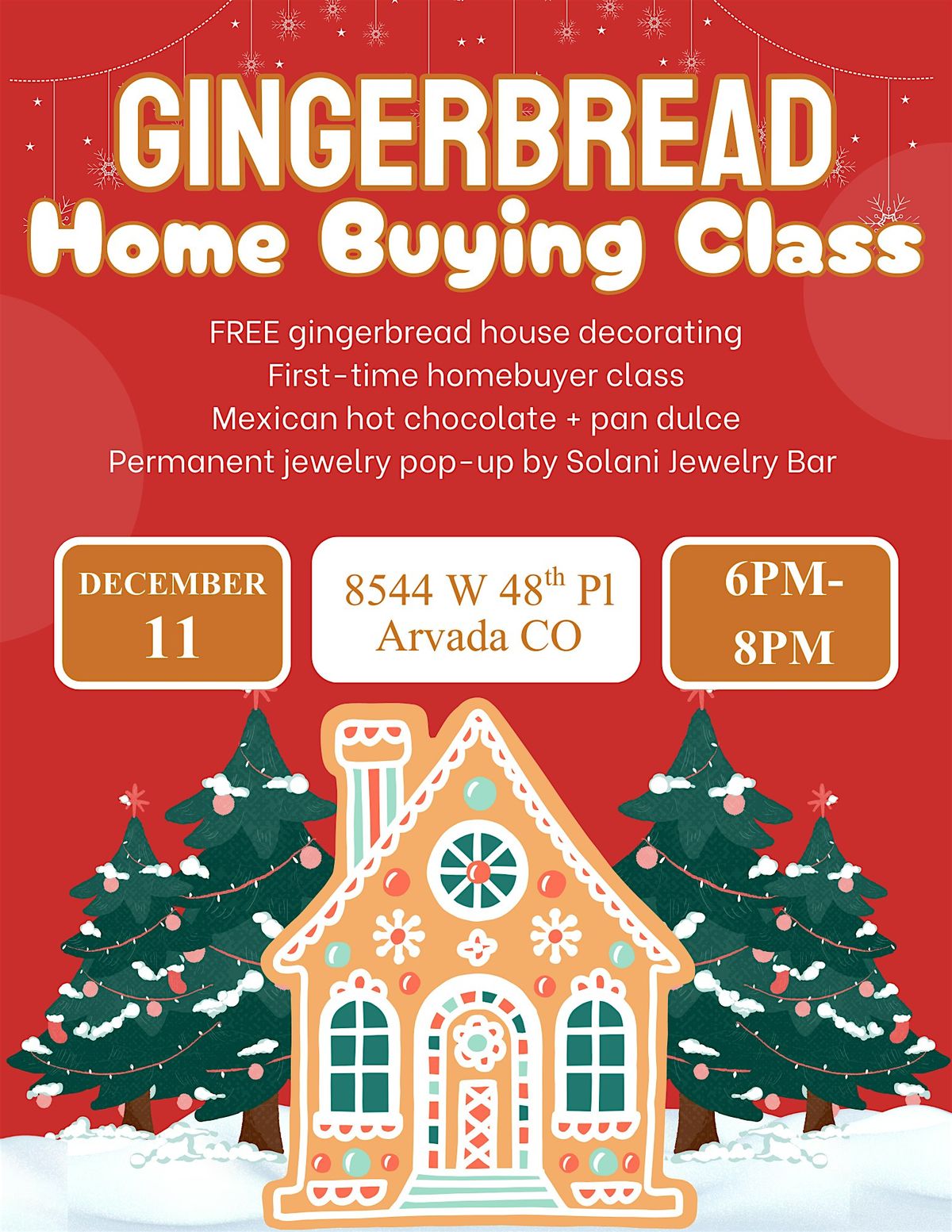 Gingerbread Home Buying Class - Holiday Workshop