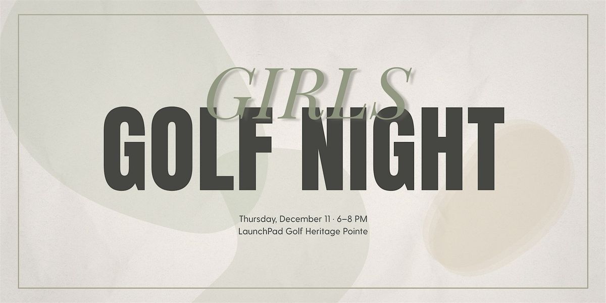 Girls Golf Night