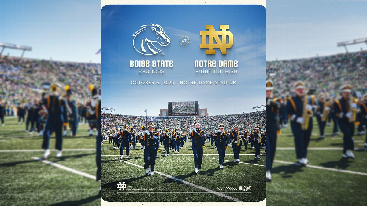 Boise State Broncos at Notre Dame Fighting Irish Football