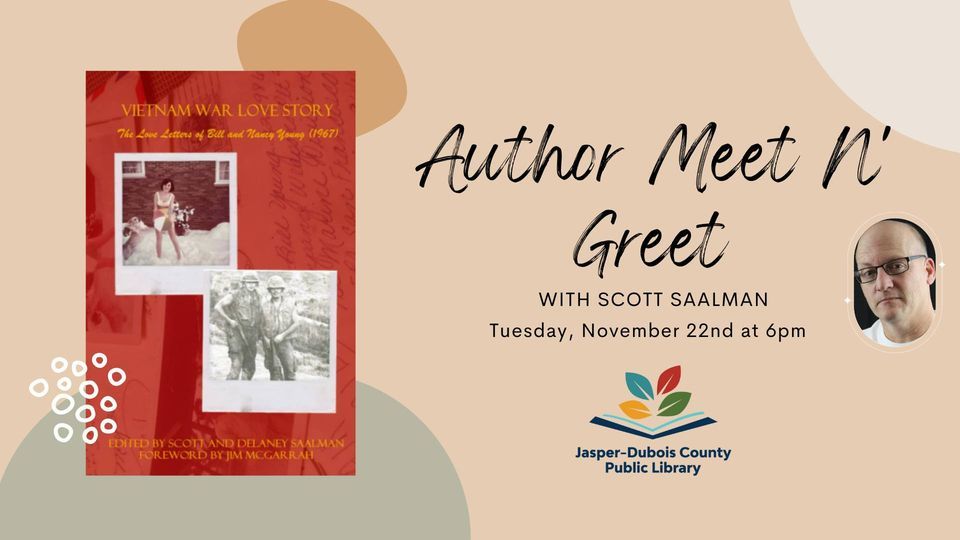 Author Meet N Greet: Scott Saalman | Jasper Public Library | November ...