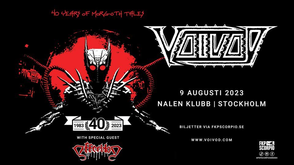 Voivod + Offerblod | Stockholm