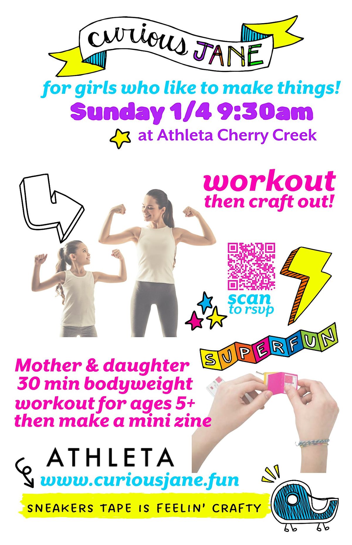 Free WorkOut then CraftOut at Athleta