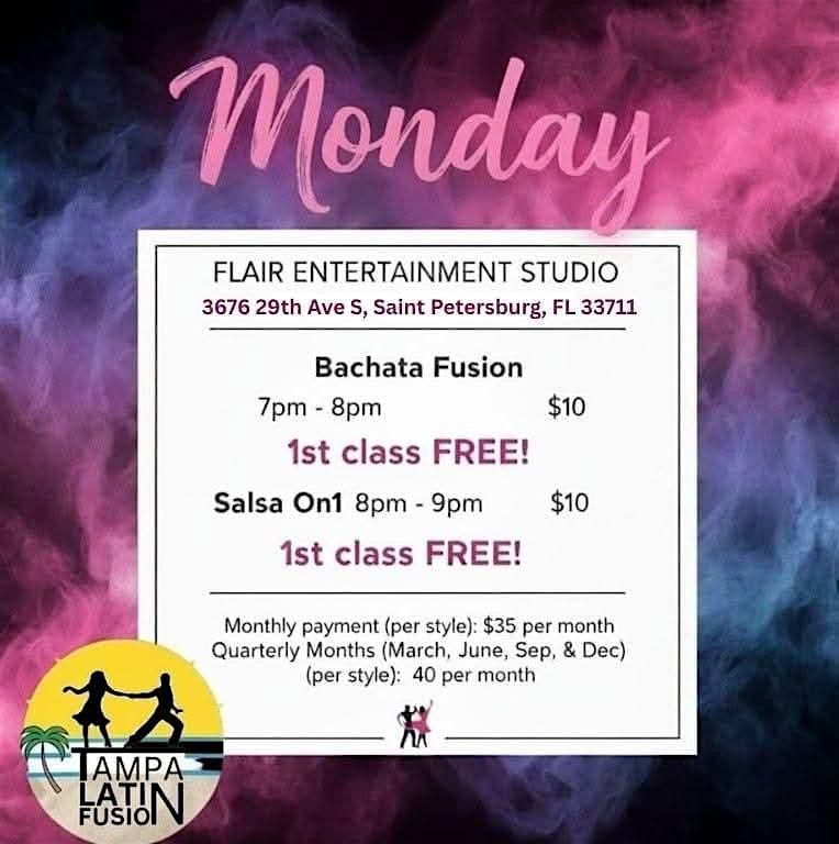 SALSA BACHATA CLASS ON MONDAYS!